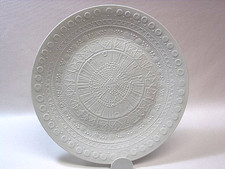 Rosenthal   1 Wandteller  Relief -Bisquitporzellan  weiss 32,5 cm