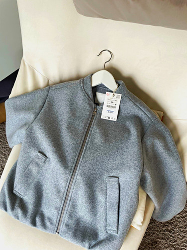 Zara jacke kurz grau - zara, leicht