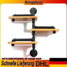 3 Ablagen Wandregal Industrie
