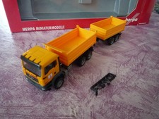 Herpa 151023 MAN TGA  Tandem Hängerzug Kipper Max Bögl  Maßstab   1:87  in OVP