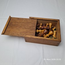 Vintage schachfiguren mit box - vintage,