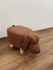 Tierhocker Hund – Sitzhocker, Braun
