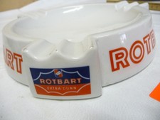 4610.     Alter Aschenbecher Reklame Rotbart  Aschenbecher