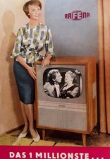 Rafena Radeberg Prospekte 1. Million Fernseher und 2. Million Fernseher