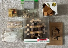holz puzzle geduldsspiel spiel konvolut sammlung