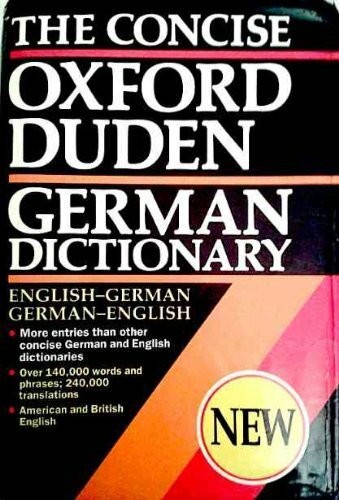 The concise oxford duden - the,