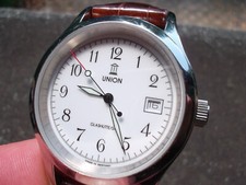 ? UNION Glashütte -  ETA 2824 , Automatic  Ø 39 mm - echt Krokodil,  Alligator