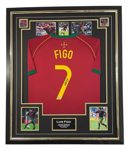 Gerahmtes luis figo signed - luis,