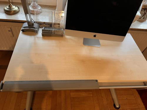 Moll schreibtisch mit - schreibtisch, lampe