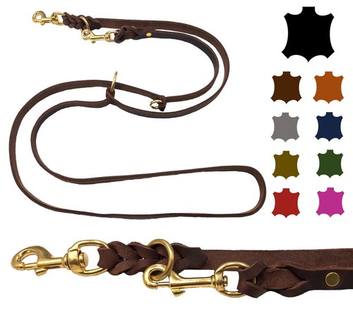 Hundeleine fettleder kleine - fettleder,