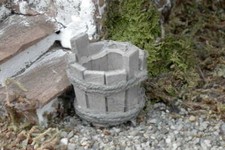 Krippenzubehör - Holzzuber -