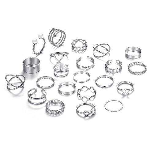 Edelstahl stapelringe set - edelstahl,
