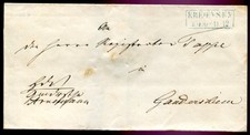 KREIENSEN 1860 ca DIENSTBRIEF