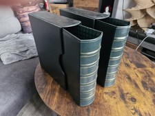 2 dicke A4 Leuchtturm Ringbinder GRANDE  Classic GIGANT Schutzkassette Grün