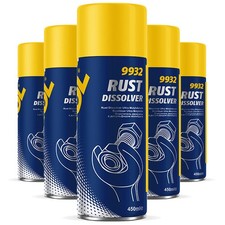 Rostlöser Spray 5x 450ml Multifunktionsöl 9932 Rostlöserspray Mannol