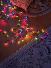 Lichterkette Innen Bunt 100er