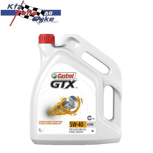 5w40 castrol gtx b4 - 5l,