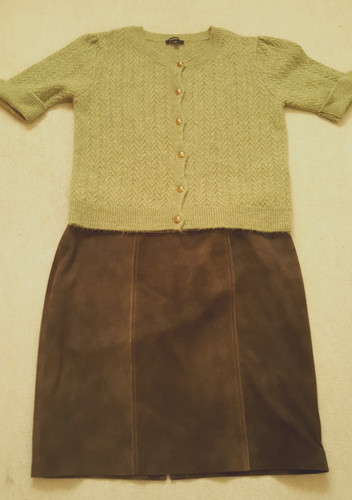Lederrock jacke more - jacke, &