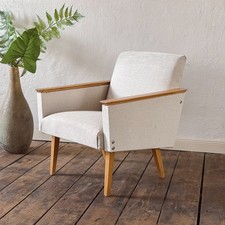 Midcentury Sessel Retro Armchair Design 60er Vintage minimalistisch 50er grau
