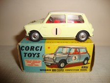CORGI TOYS 227 MORRIS MINI COOPER COMPETITION MODEL - TOP in OVP