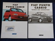 FIAT Punto Cabrio Prospekt 12.1994 + Beilage