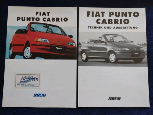 Fiat punto cabrio prospekt - cabrio,