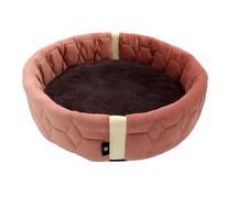 Lammfellbett rund 45 cm Samt