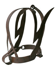 Mittelalterlich eiserne Schandmaske Pranger LARP Reenactment sca  ungetragen