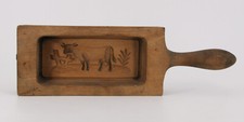 Altes Holz Buttermodel/ Butterform antik/ alte Holzform für Butter - Motiv: Kuh