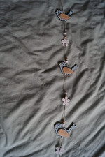 Dekoaufhänger - Fensterdeko - Vogel Farbe blau - gebraucht