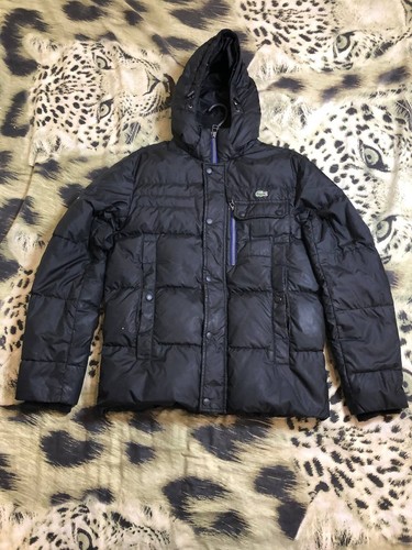 Lacoste daunen puffer mantel - lacoste,