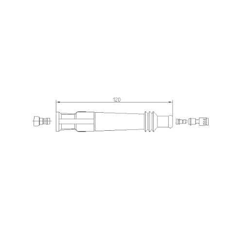 Stecker zündkerze bremi - 1x, stecker,