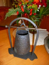 Tisch-Gong,toller anhaltender Klang,Metall.schwarz