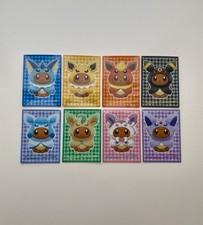 ! Orginal Pokemon Center Eevee Poncho Exclusive Card Sleeves MASTER SET  2017 !
