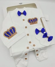 Baby set blau mit Namen große