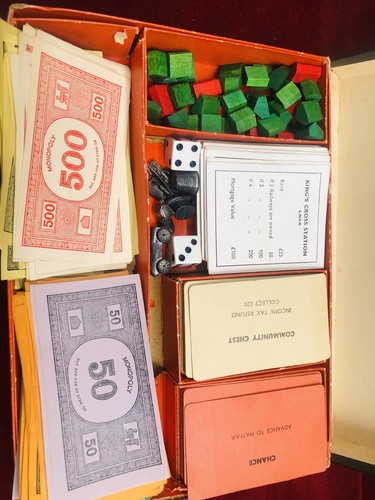 Vintage monopoly alles - monopoly,