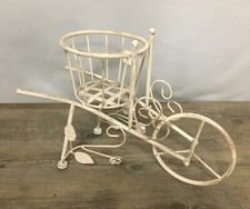 Deko Schubkarre*Pflanzenkarre*Blumenhocker*Blumenbank*Metall*Shabby*Übertopf