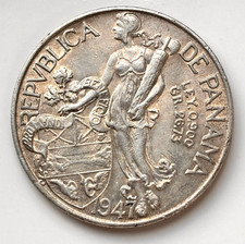 Panama 1 Balboa 1947 Vasco