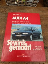 REPARATURANLEITUNG WERKSTATTHANDBUCH SO WIRDS GEMACHT 98 AUDI A4 + AVANT