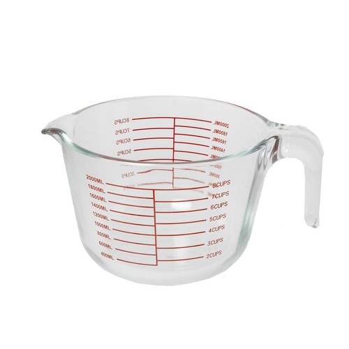 Messbecher glas liter mit - glas,