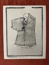 Lance Mountain Art Signed Print  Powell Peralta Skate 80s Rare Tony Hawk