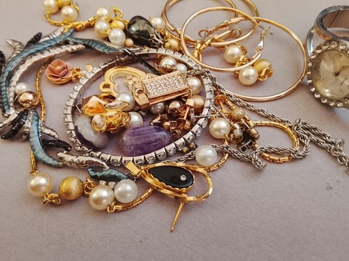 Modeschmuck konvolut diverse - konvolut,