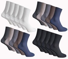5-50 Paar Diabetiker Socken ohne Gummi aus 100% hochwertiger Baumwolle Gr.35-47