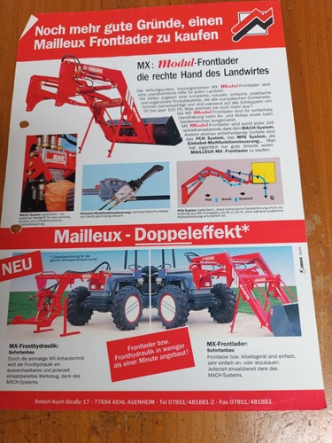 Prospekt mailleux frontlader - prospekt,