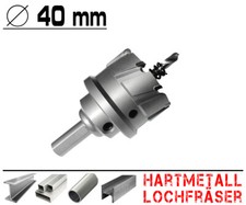 Hartmetall Flachschnitt Loch