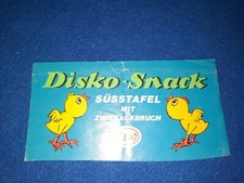 DDR Schokoladenpapier Konsum