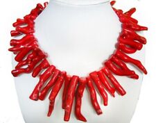 Wunderschöne Luxus Halskette aus echten Korallen Zweigen