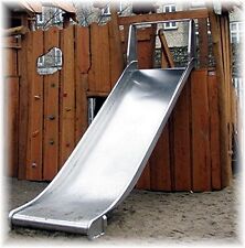 Anbaurutsche Edelstahlrutsche Rutsche Edelstahl 1m breit Hangrutsche EN 1176