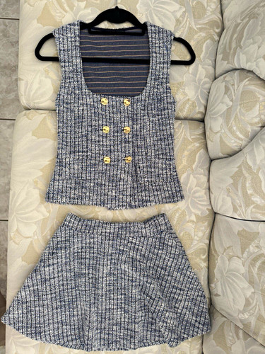 Zara damen tweed set - zara, tweed-set