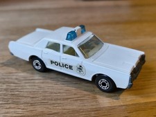 MERCURY STUFENHECK POLICE CAR POLIZEI MATCHBOX SUPERFAST No.55 ENGLAND 70erJAHRE